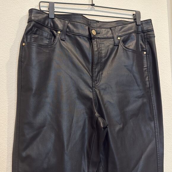 Chicos Black Coated Pants Size Large/14 - Picture 2 of 8